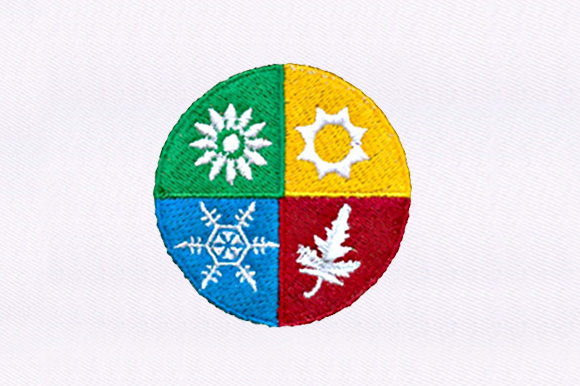 4 Seasons Celebration: A Versatile Embroidery Design