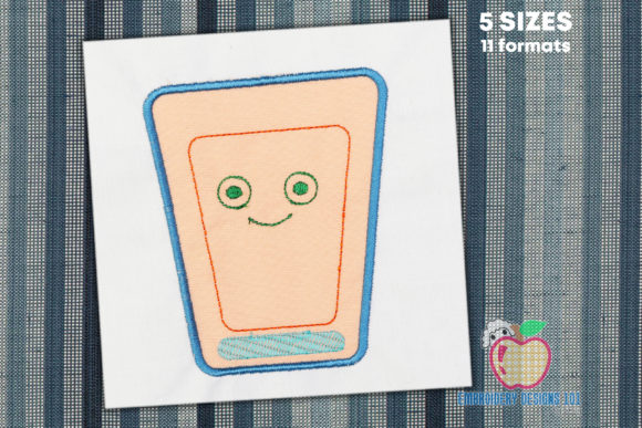 Charming The Face of Cartoon in Square Shape