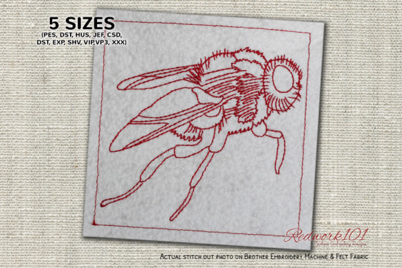 Creepy Botfly: A Unique Addition to Your Embroidery Collection
