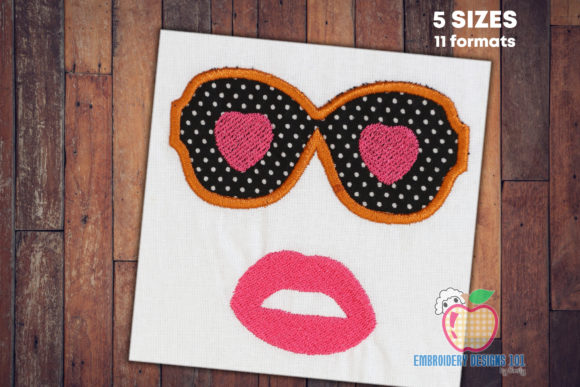 Cute Love Sunglasses with Female Lips for Etsy