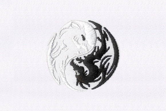 Dragons: A Festive and Playful Embroidery Design