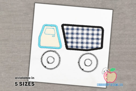 Dump Truck Applique: A Versatile Embroidery Design