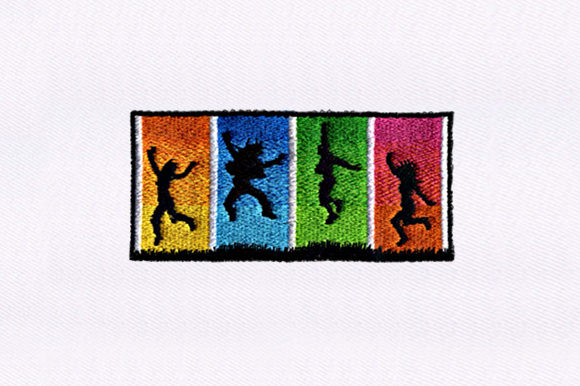Elegant Dancing Silhouettes for Craft Fair Success