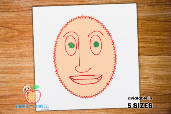 Exploring A Person's Head Applique for Gifts