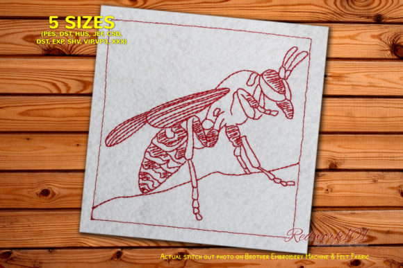 Exploring Hymenoptera: A Versatile Embroidery Design