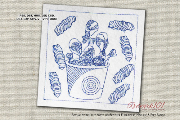 Fried Chicken Bucket Design: A Craft Fair Favorite