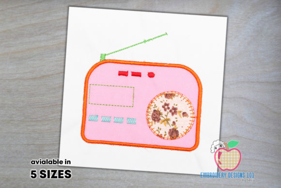 Radio Station Applique: A Fresh Take on Embroidery