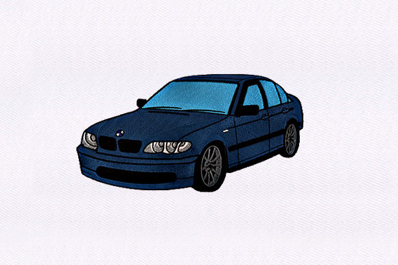 Stylish Car: A Charming Addition to Your Embroidery Collection